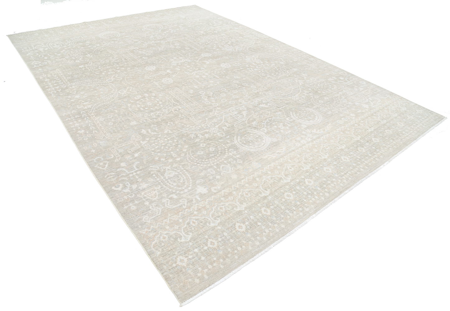 Artemix Hand Knotted Woolen Rug 8'8" X 12'7"