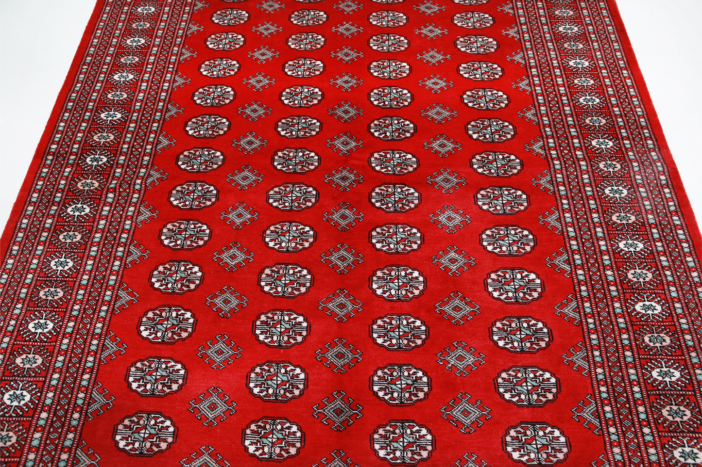 Bokhara Hand Knotted Woolen Rug 6'1" X 9'0"