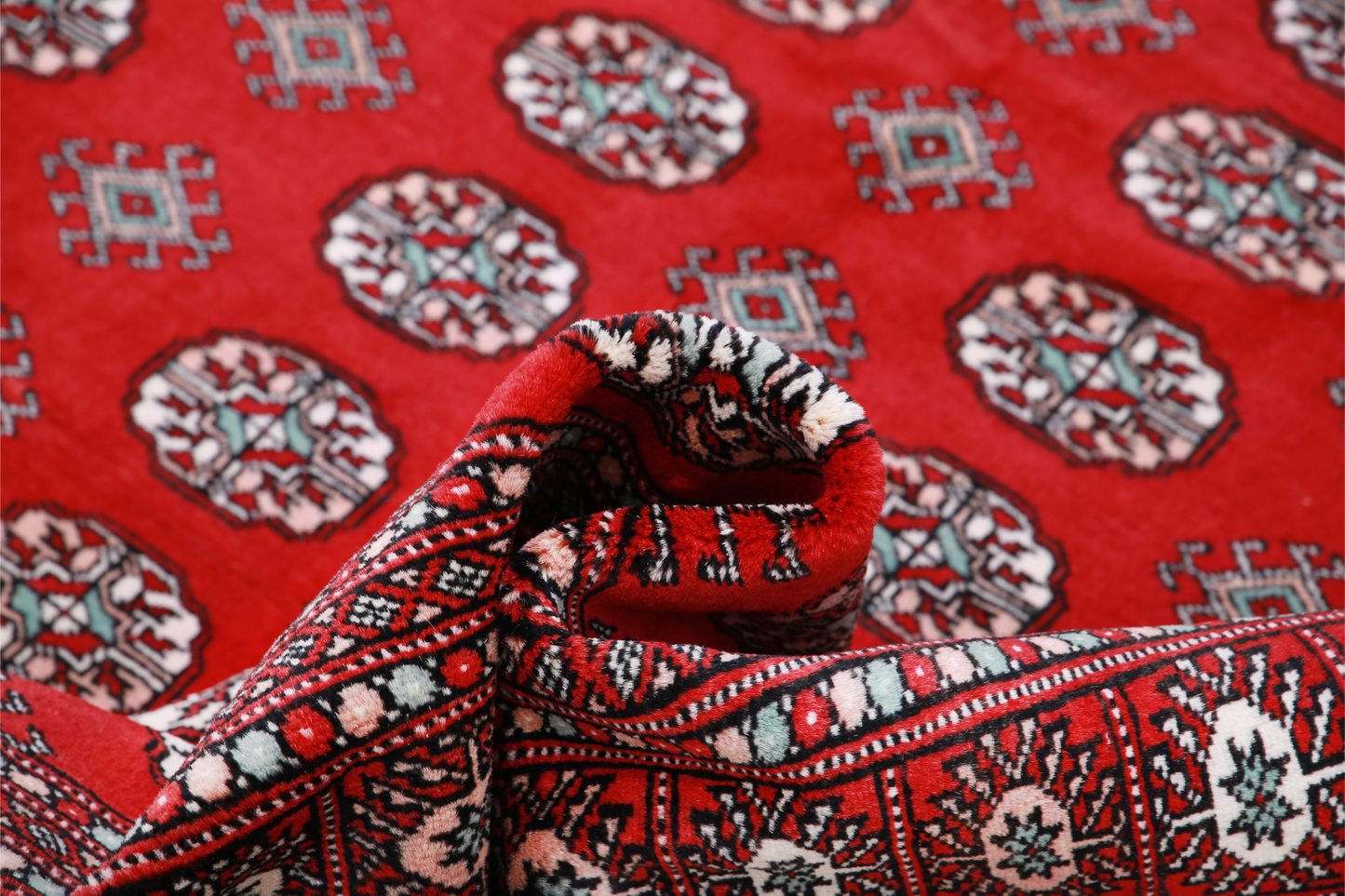 Bokhara Hand Knotted Woolen Rug 6'1" X 9'0"