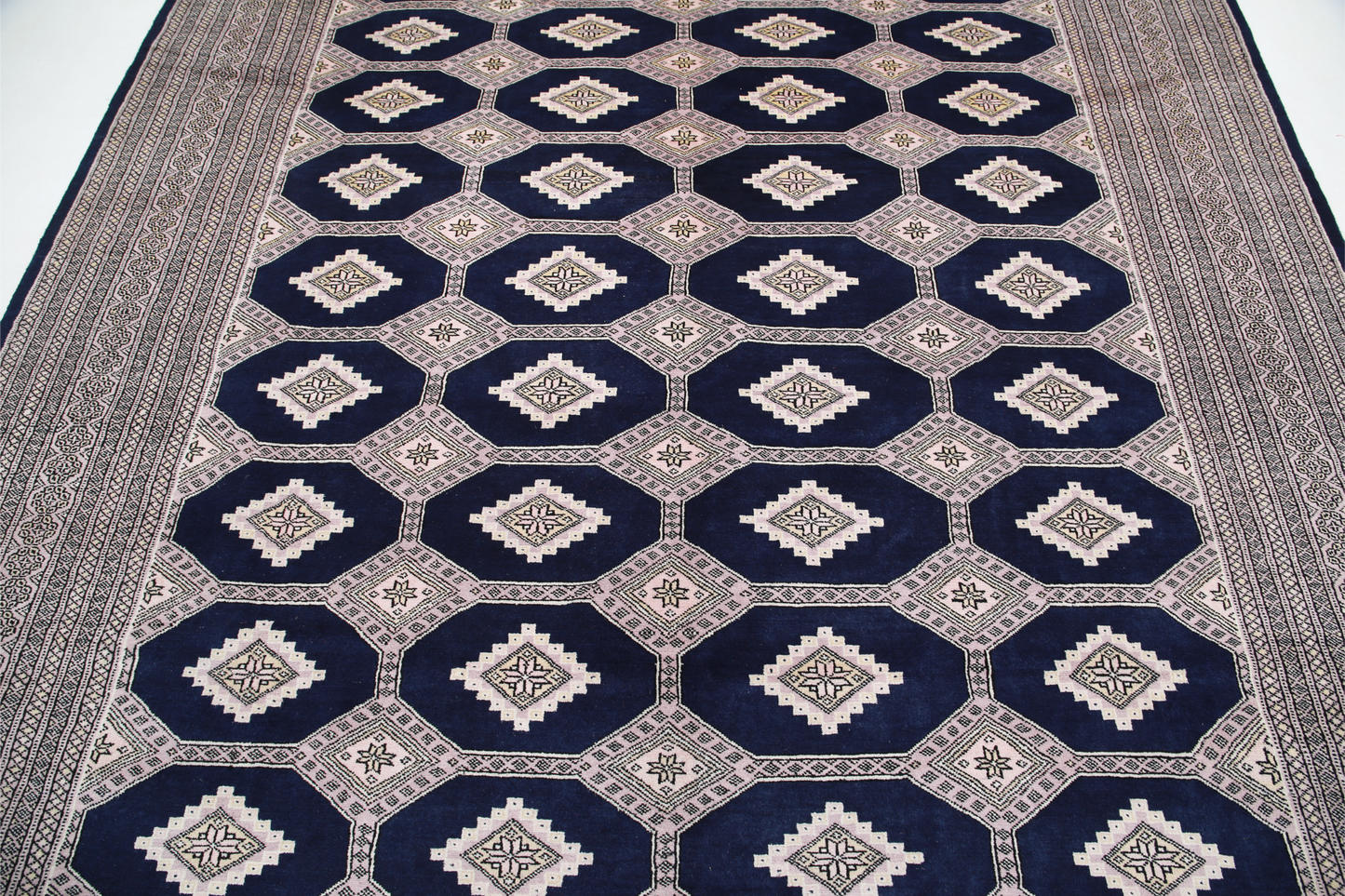 Bokhara Hand Knotted Woolen Rug 8'0" X 9'9"