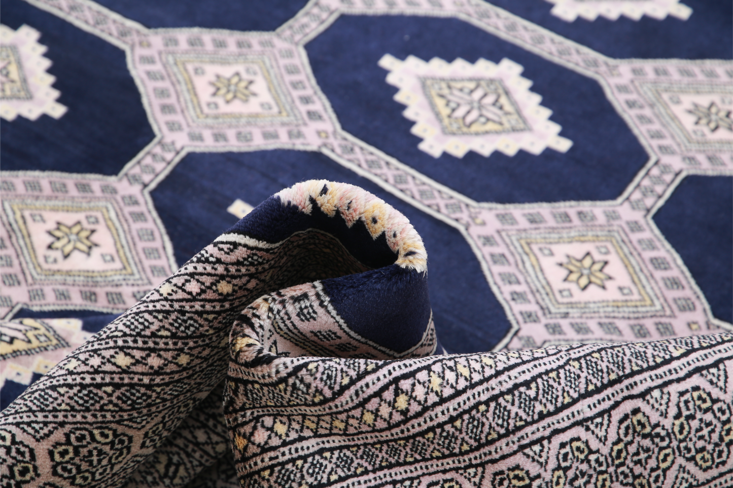 Bokhara Hand Knotted Woolen Rug 8'0" X 9'9"