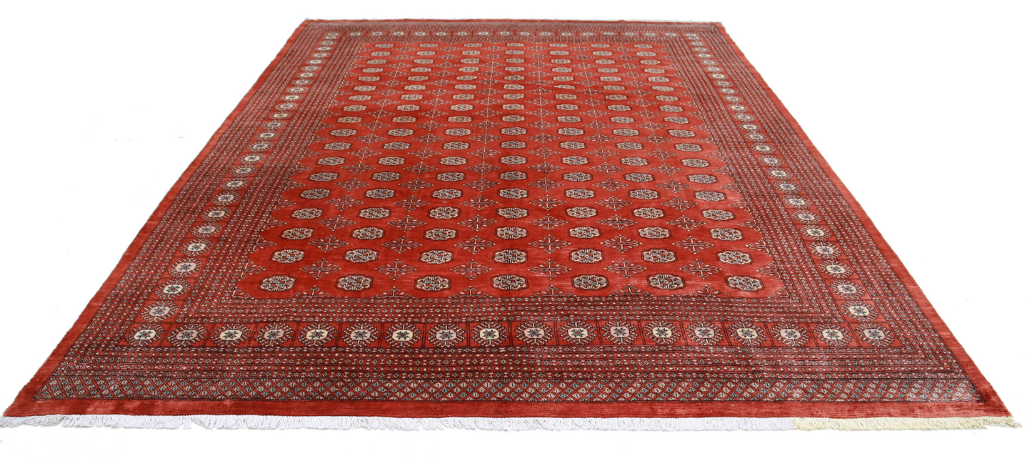 Bokhara Hand Knotted Woolen Rug 9'2" X 11'10"
