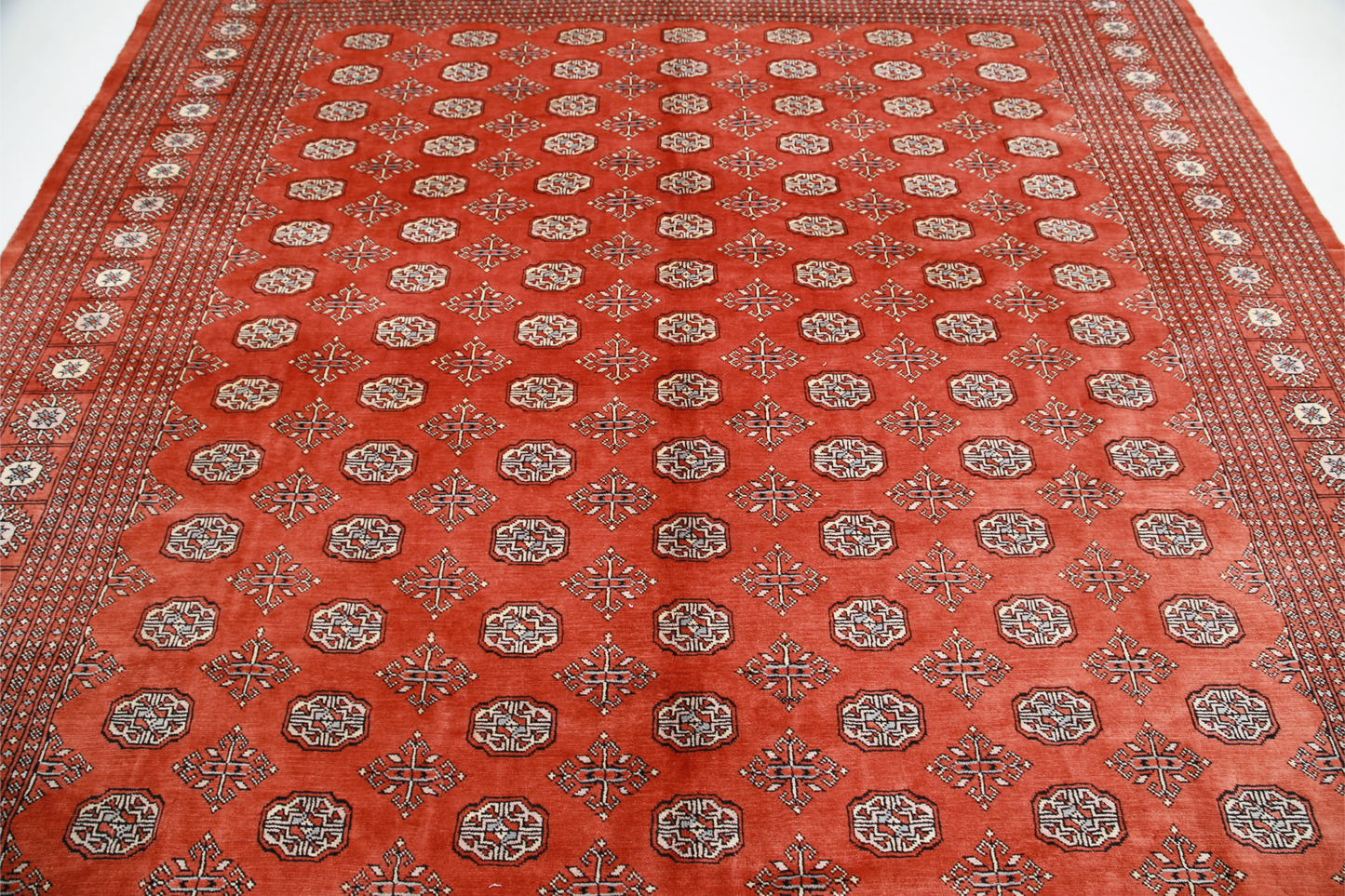 Bokhara Hand Knotted Woolen Rug 9'2" X 11'10"