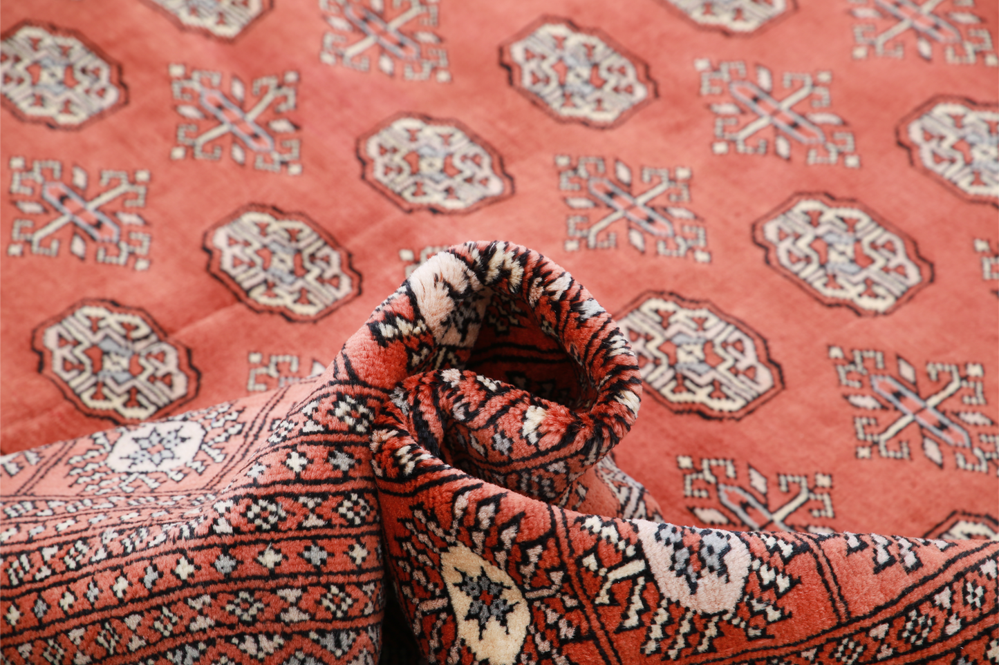 Bokhara Hand Knotted Woolen Rug 9'2" X 11'10"