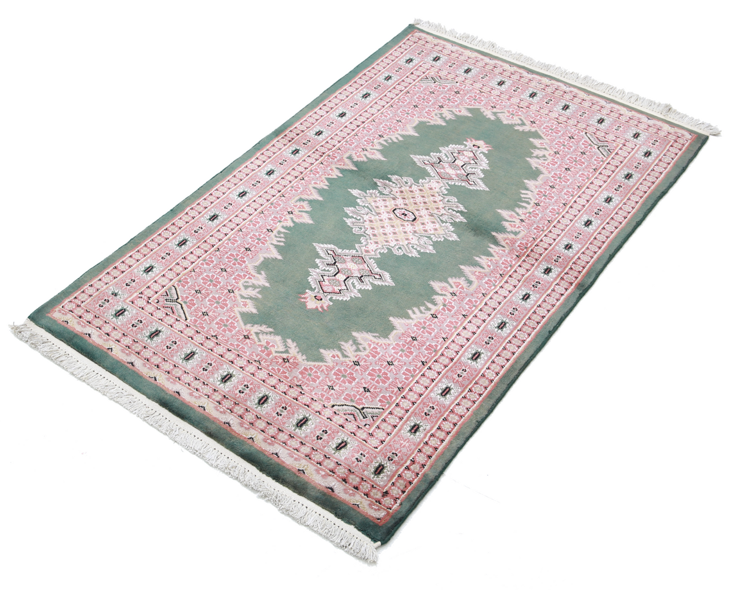 Bokhara Hand Knotted Woolen Rug 2'6" X 4'1"