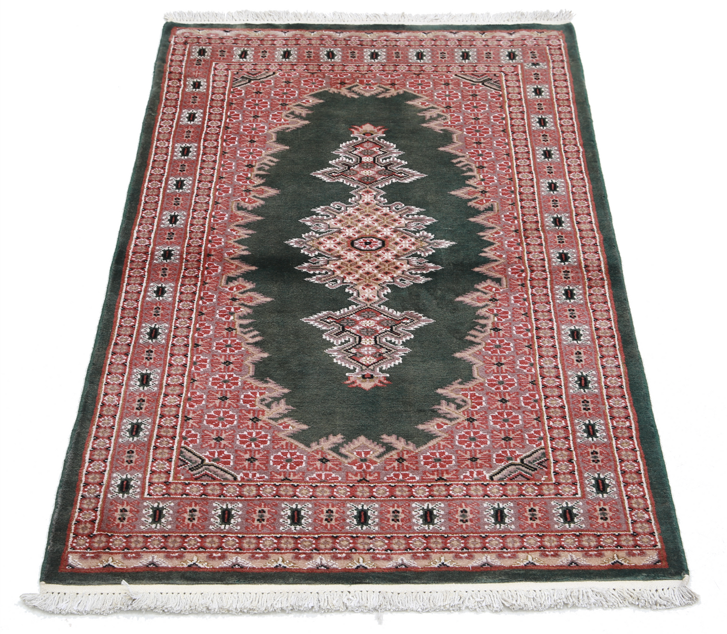Bokhara Hand Knotted Woolen Rug 2'6" X 4'1"