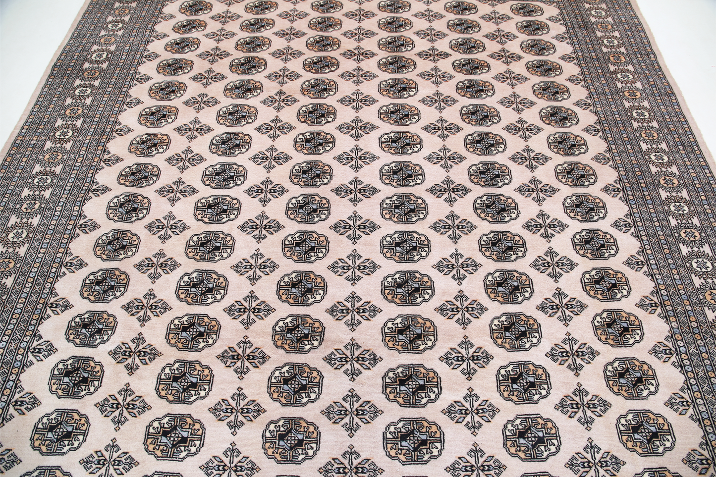 Bokhara Hand Knotted Woolen Rug 8'0" X 9'9"