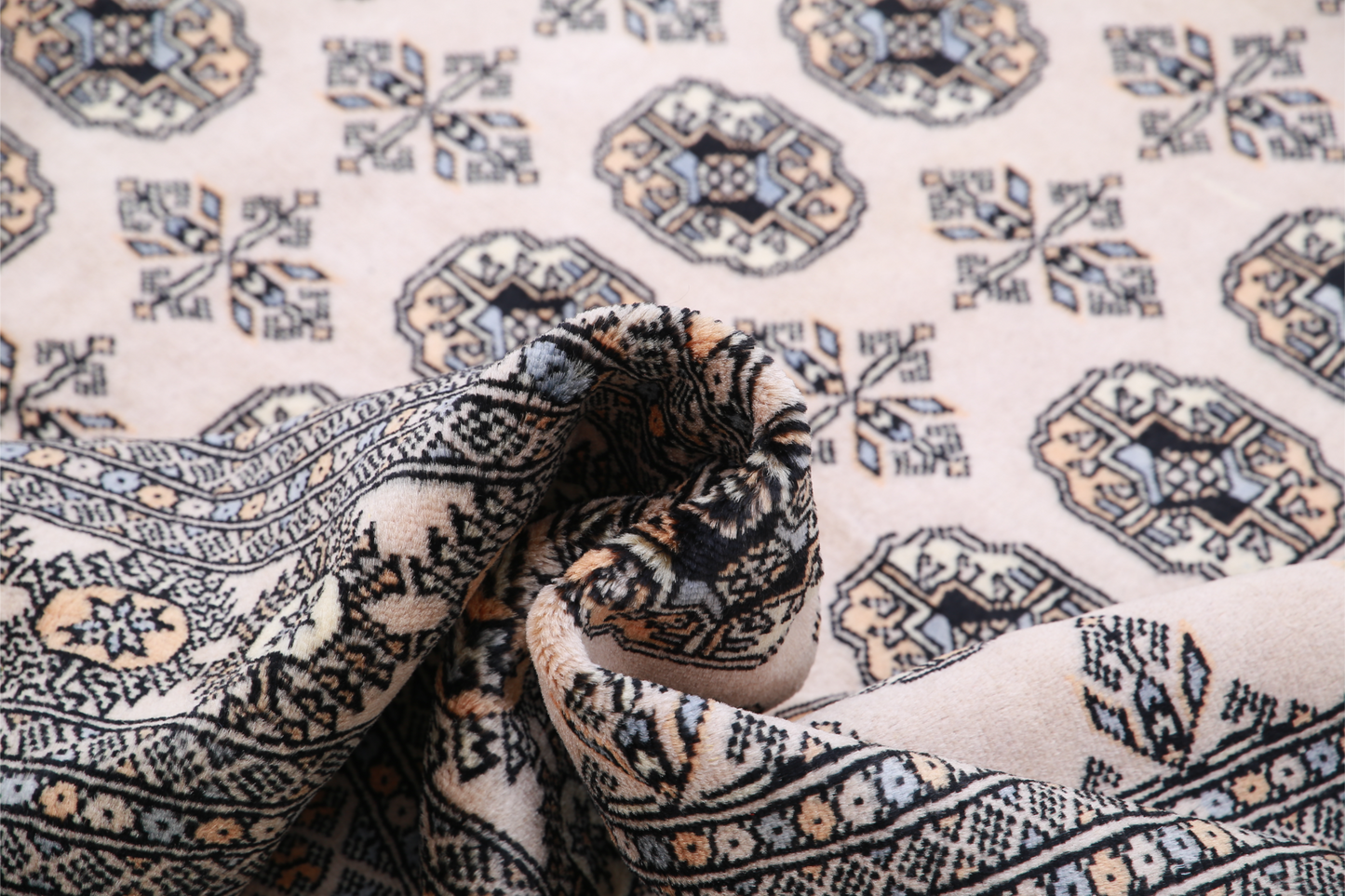 Bokhara Hand Knotted Woolen Rug 8'0" X 9'9"