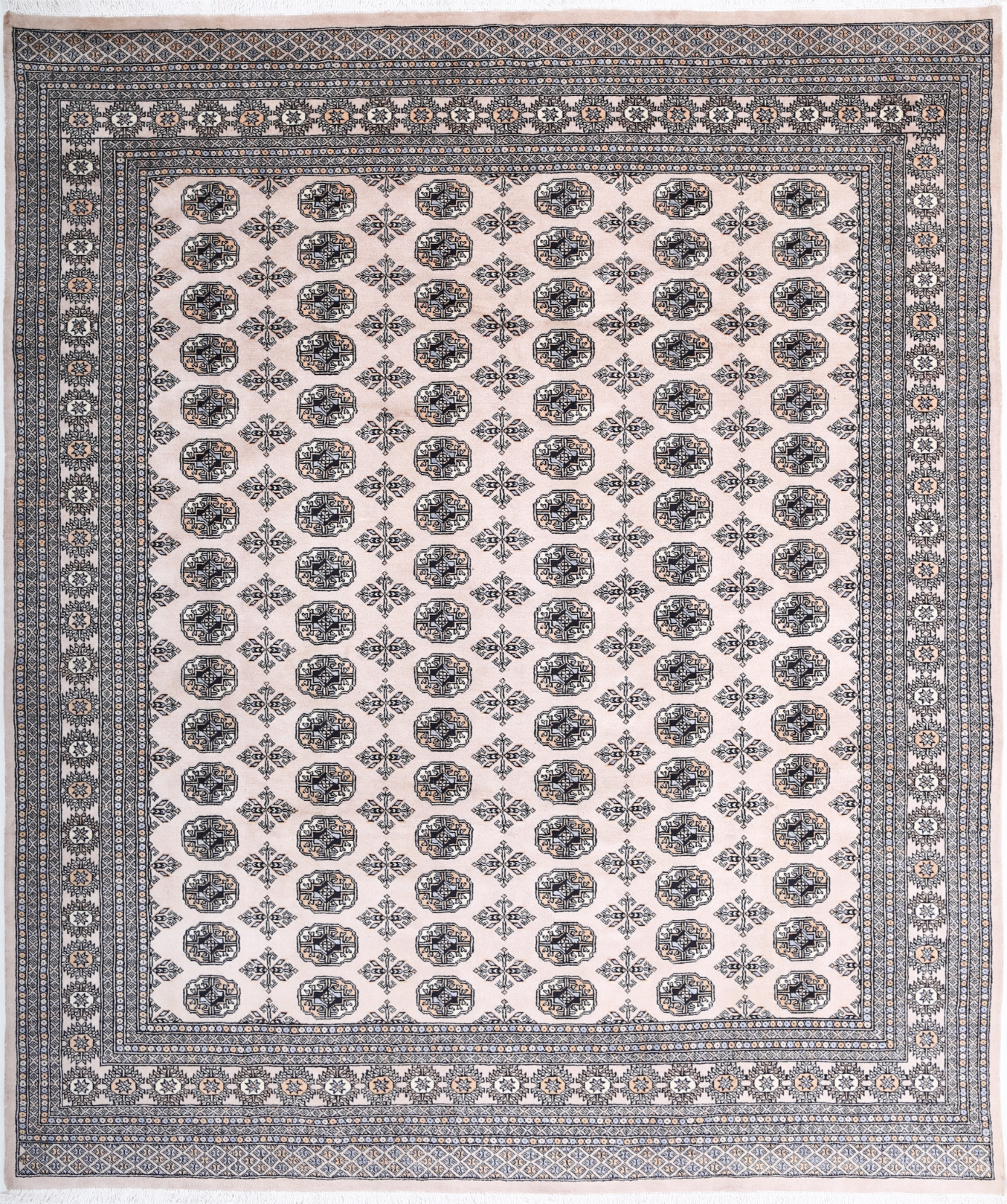 Bokhara Hand Knotted Woolen Rug 8'0" X 9'9"