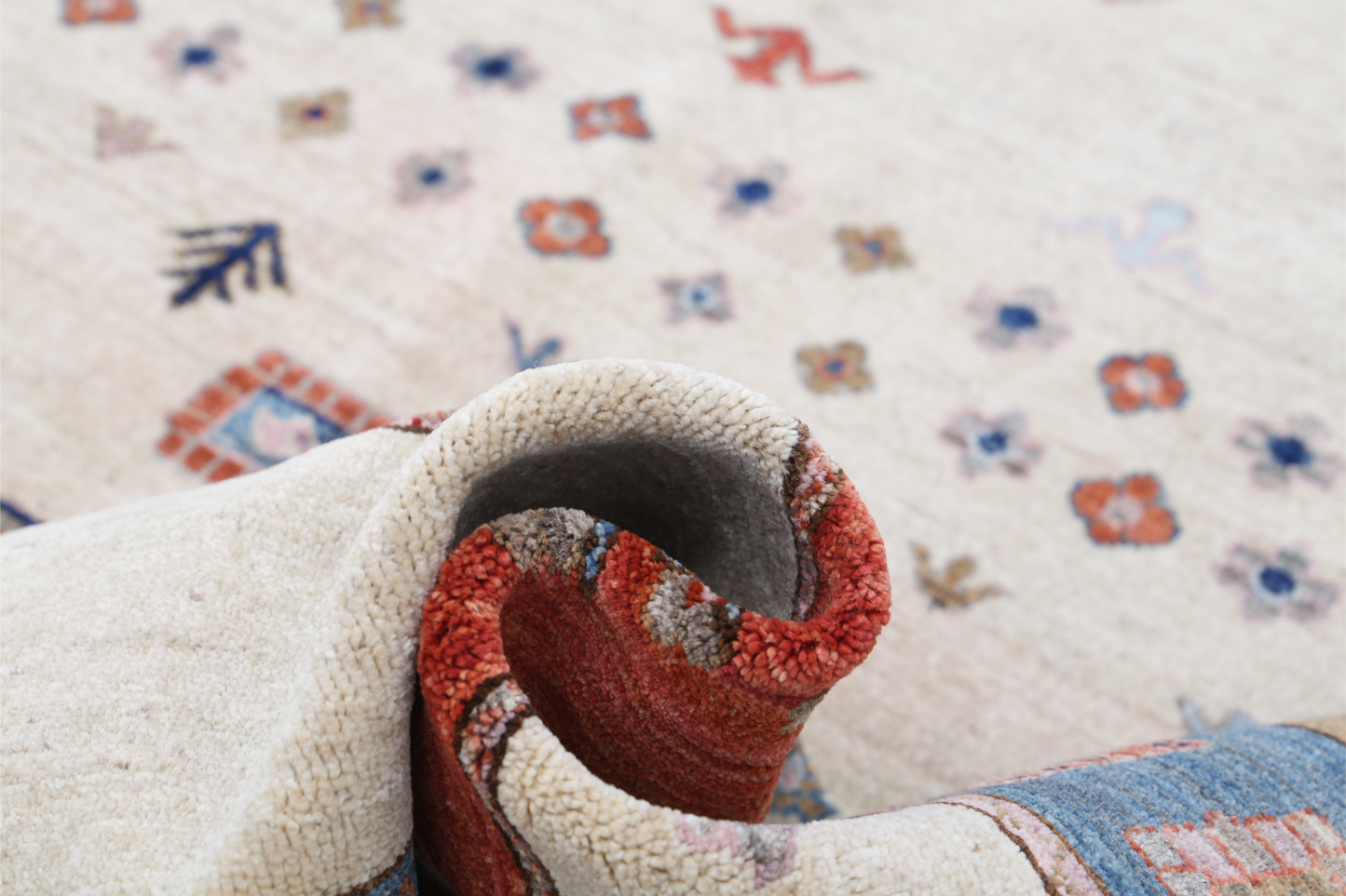 Gabbeh Hand Knotted Woolen Rug 8'0" X 9'7"