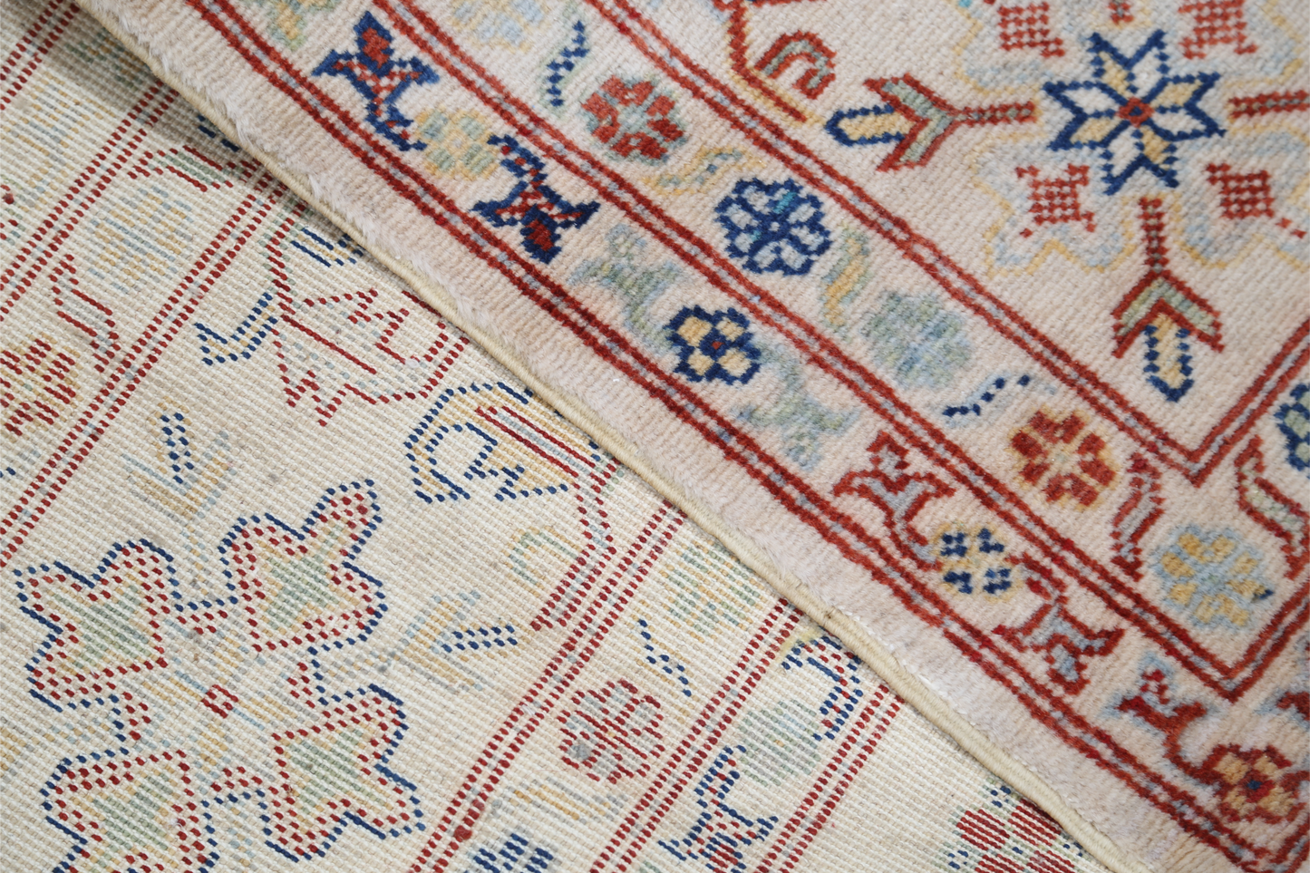 Kazak Hand Crafted Woolen Rug 7'7" X 9'4"