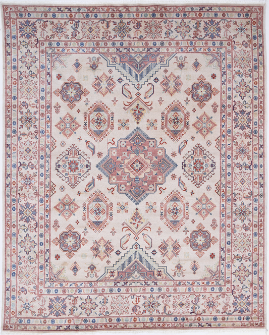 Kazak Hand Crafted Woolen Rug 7'7" X 9'4"