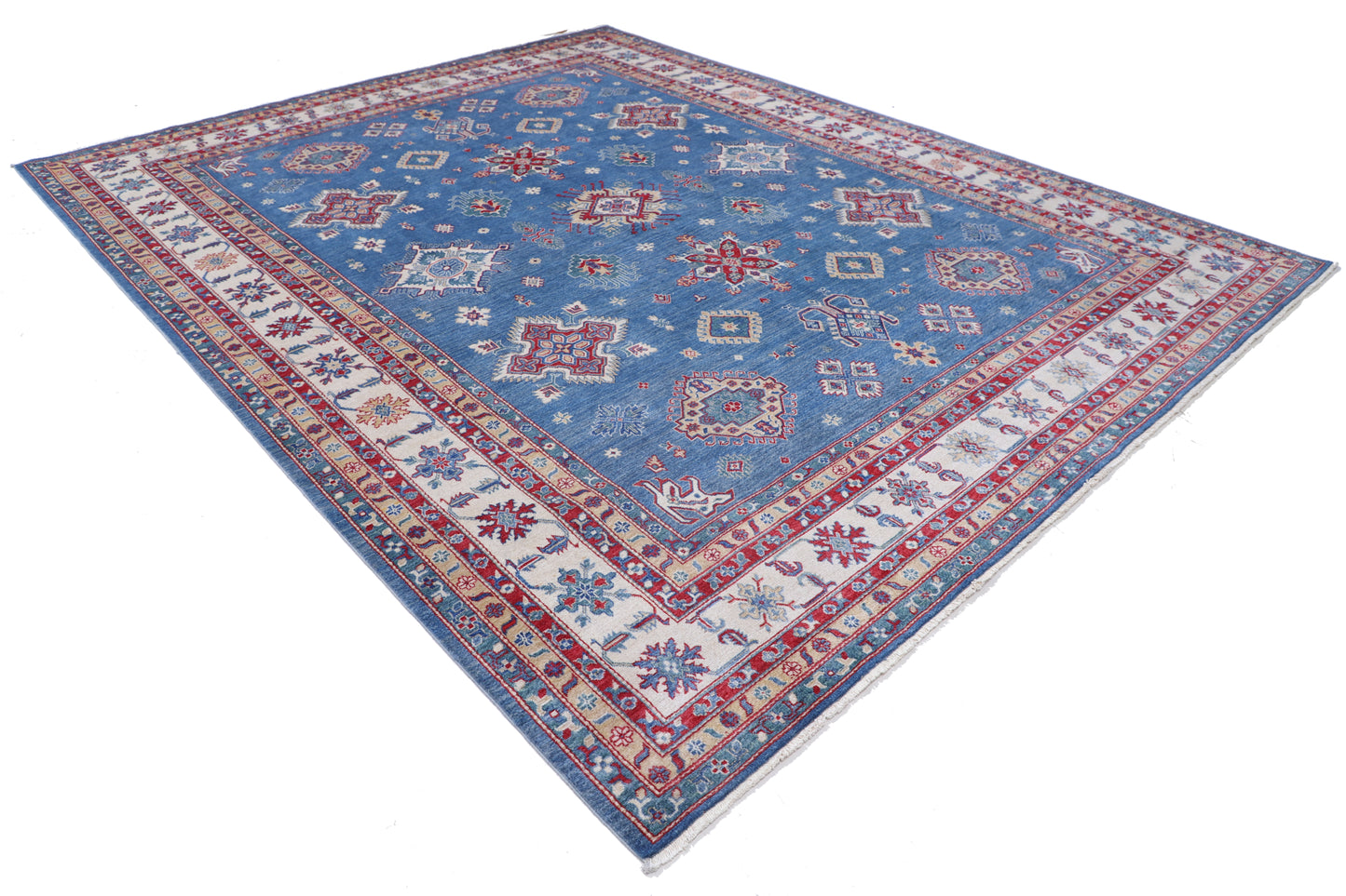 Kazak Hand Crafted Woolen Rug 9'3" X 11'9"