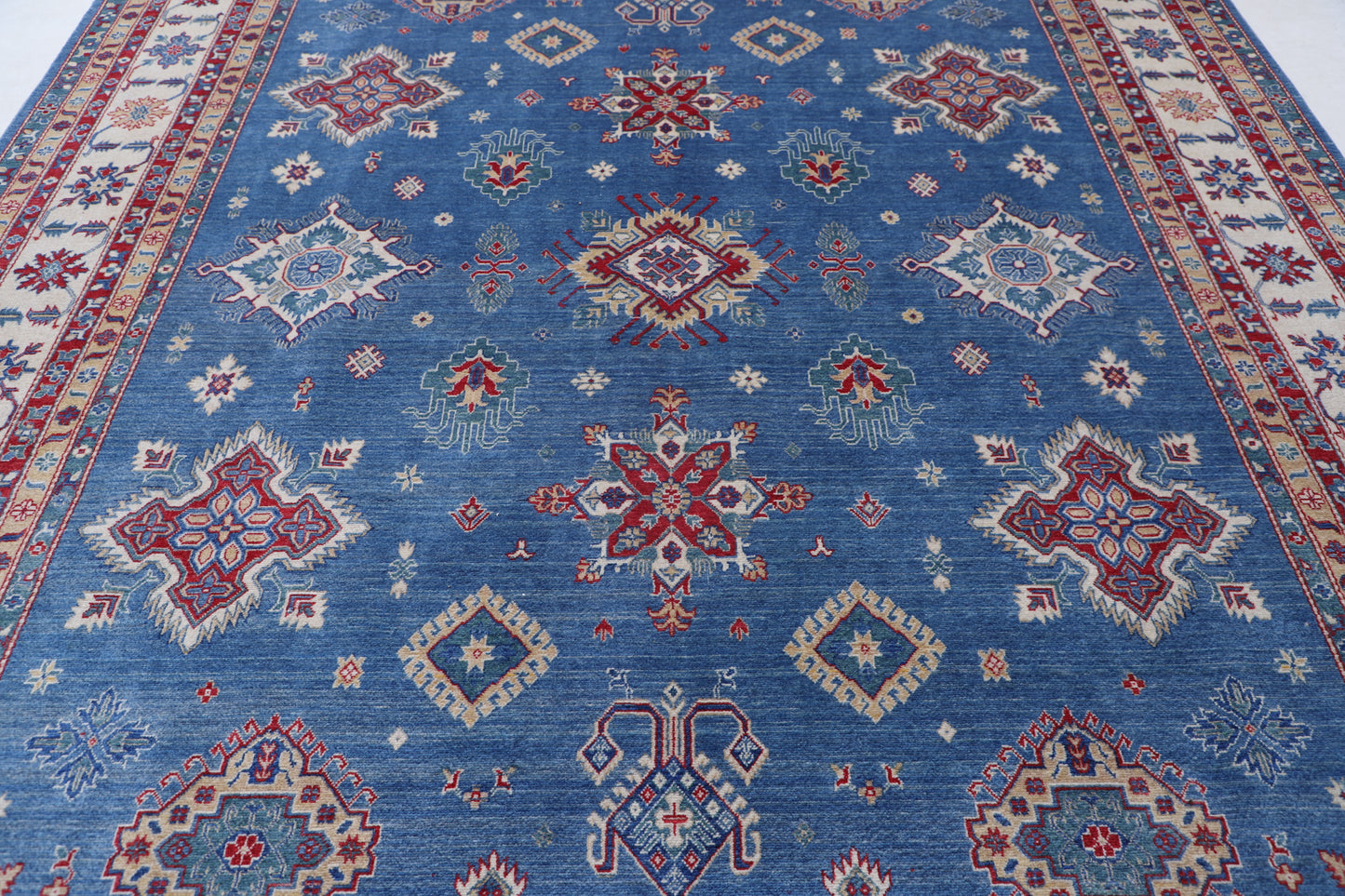 Kazak Hand Crafted Woolen Rug 9'3" X 11'9"