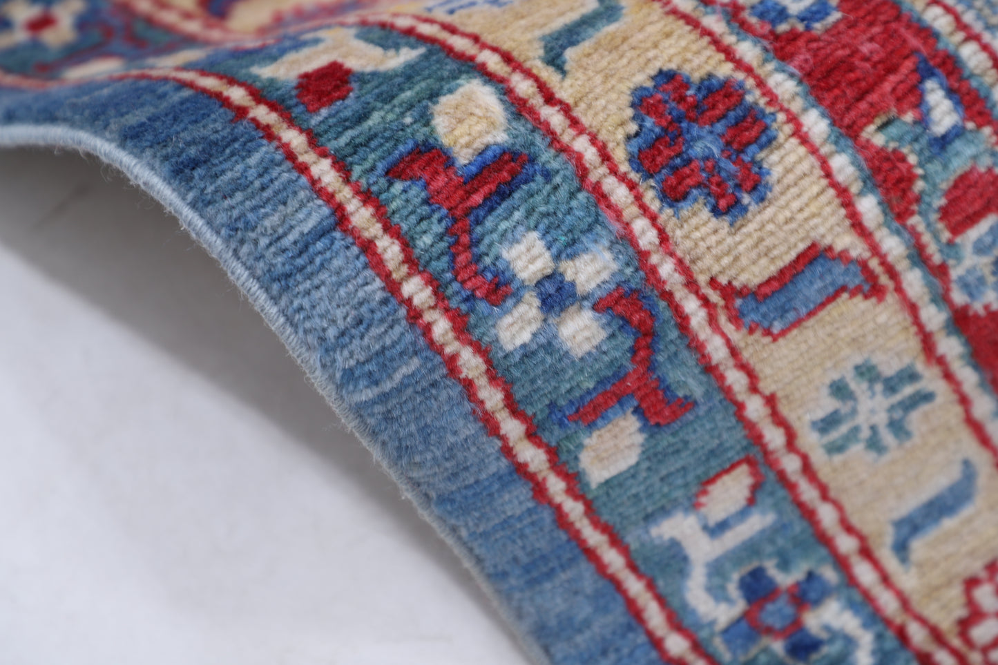 Kazak Hand Crafted Woolen Rug 9'3" X 11'9"
