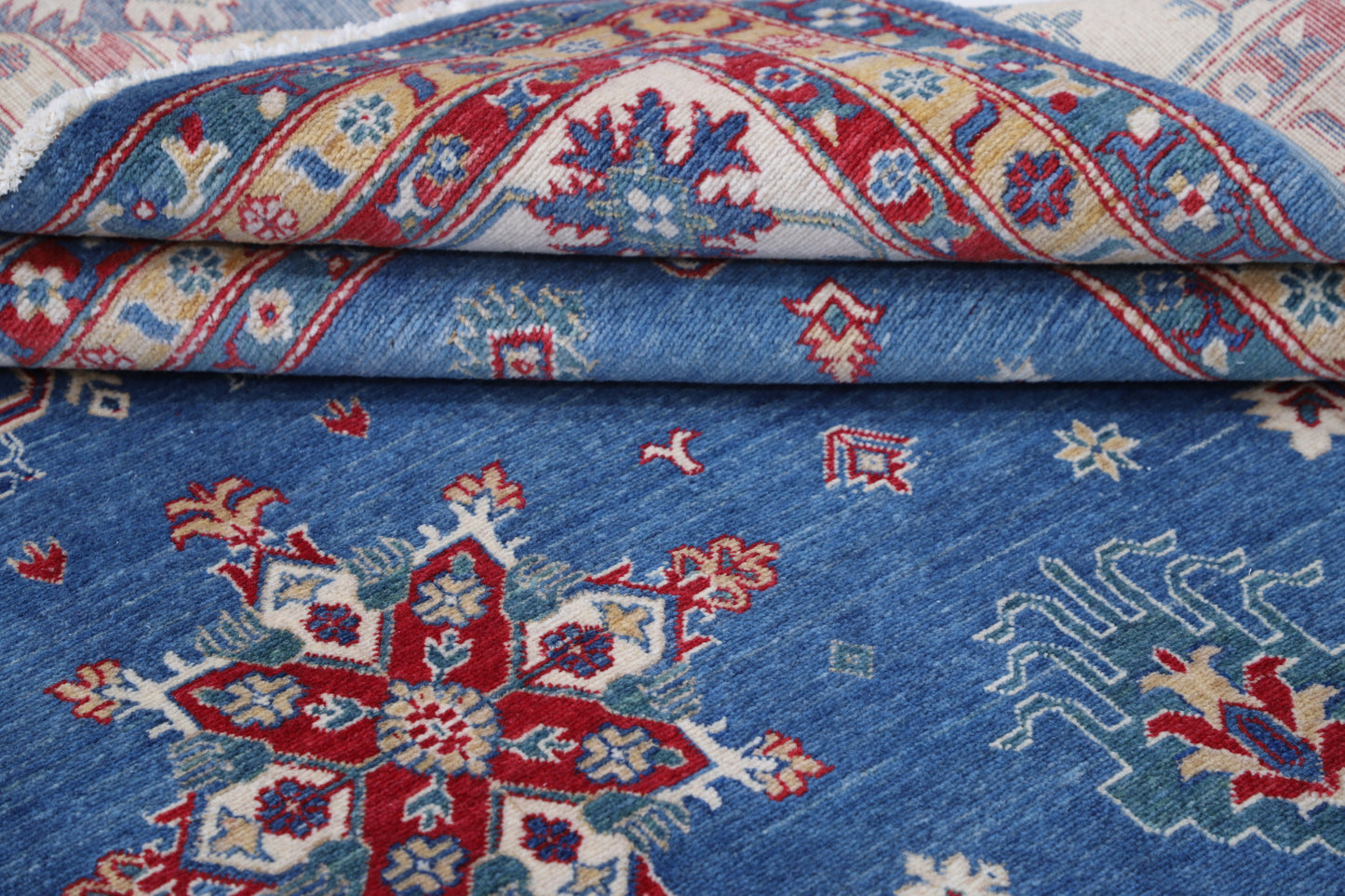 Kazak Hand Crafted Woolen Rug 9'3" X 11'9"
