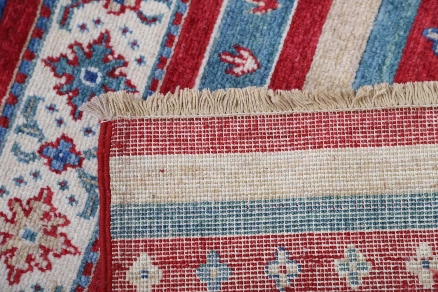 Khurjeen Hand Crafted Woolen Rug 7'0" X 9'4"