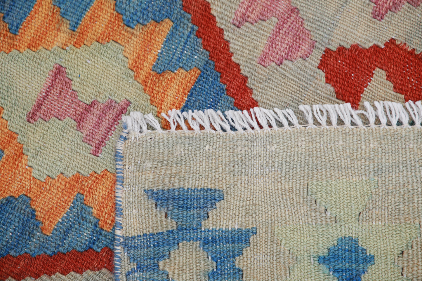 Maimana Kilim Hand Woven Woolen Rug 2'4" X 4'3"