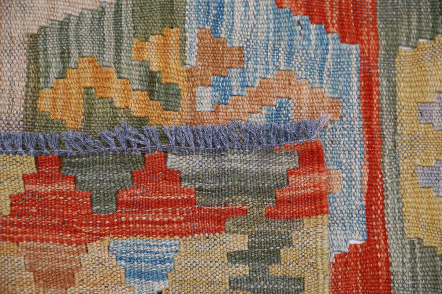 Maimana Kilim Hand Woven Woolen Rug 2'8" X 4'0"