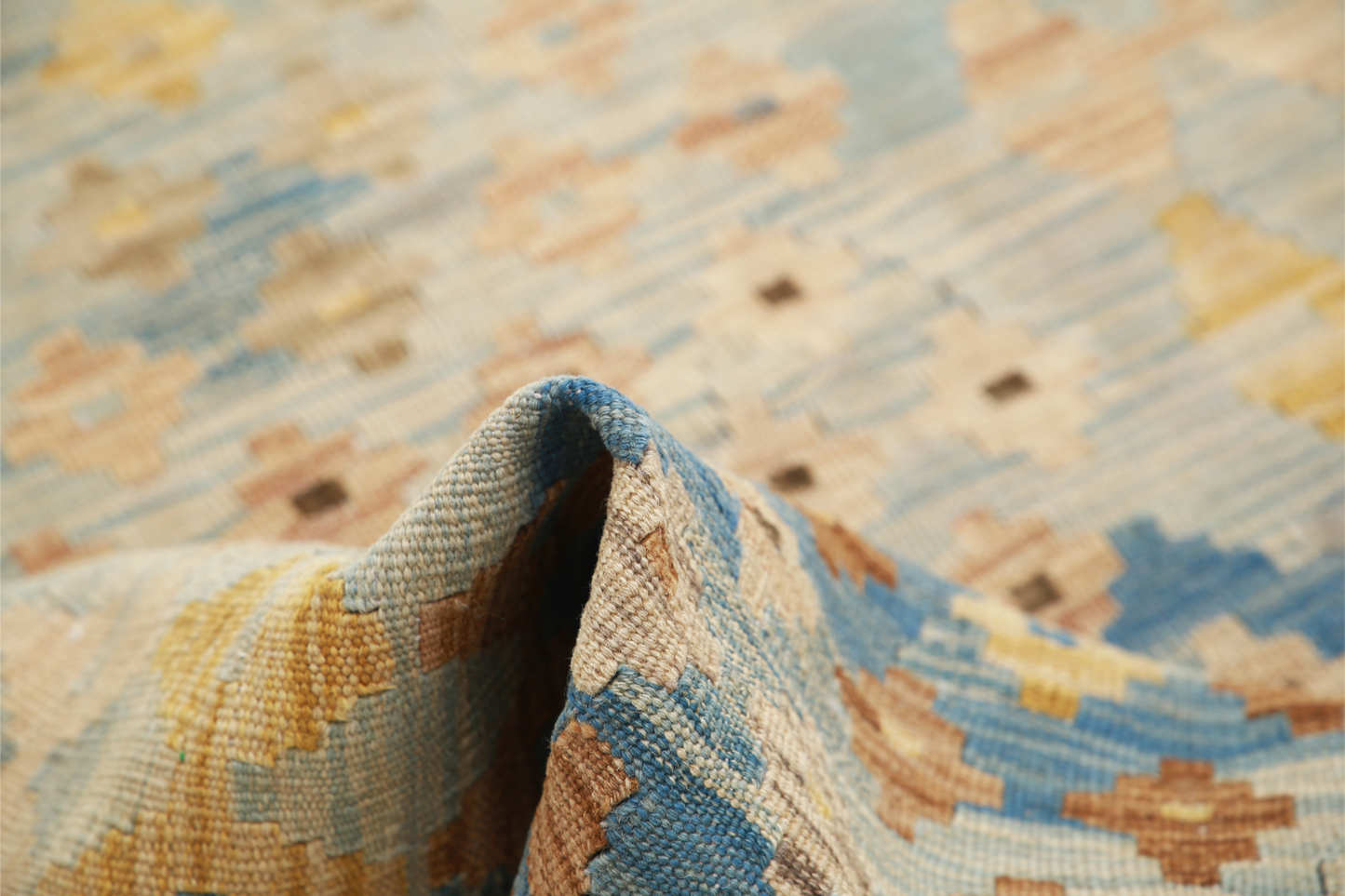 Maimana Kilim Hand Woven Woolen Rug 2'7" X 4'2"