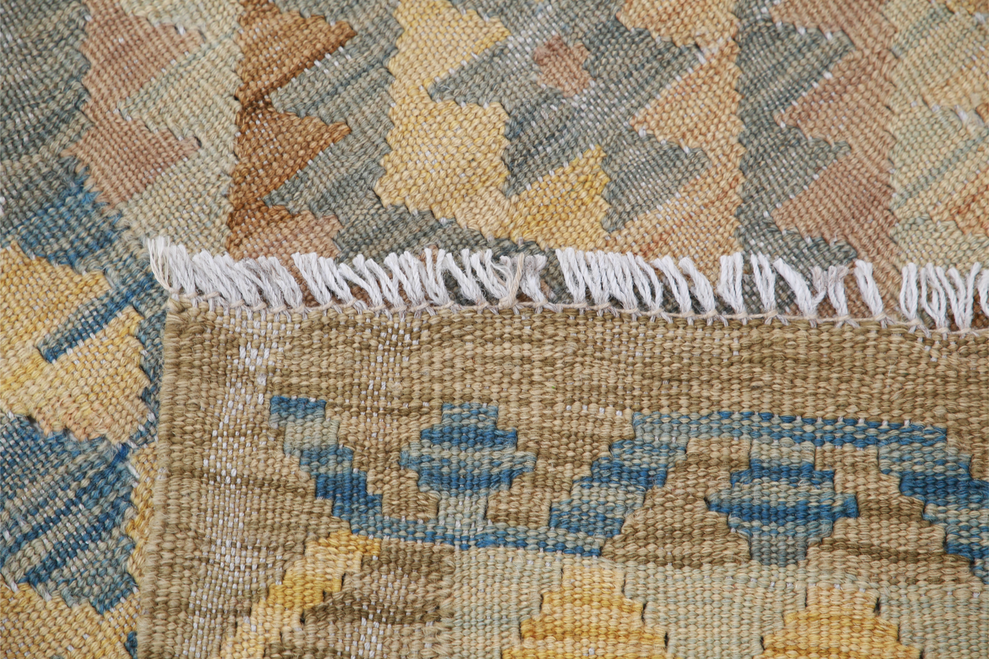 Maimana Kilim Hand Woven Woolen Rug 2'4" X 3'10"