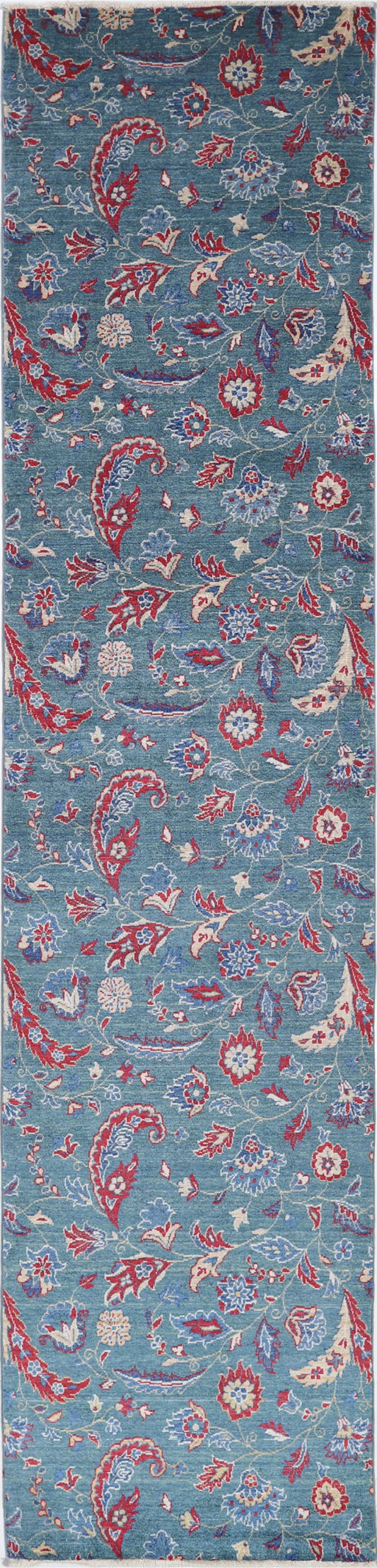 Pasha Hand Crafted Woolen Rug 2'9" X 12'4"