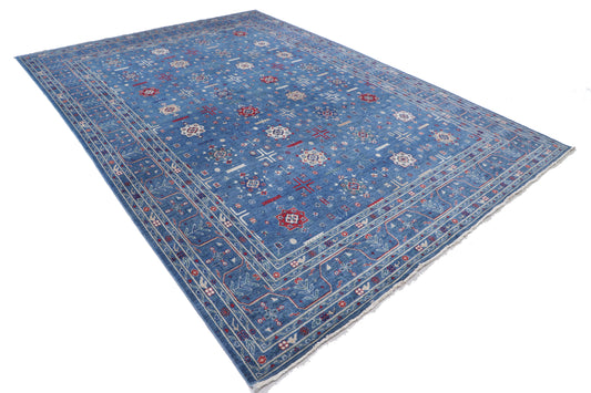 Pasha Hand Crafted Woolen Rug 8'1" X 11'7"