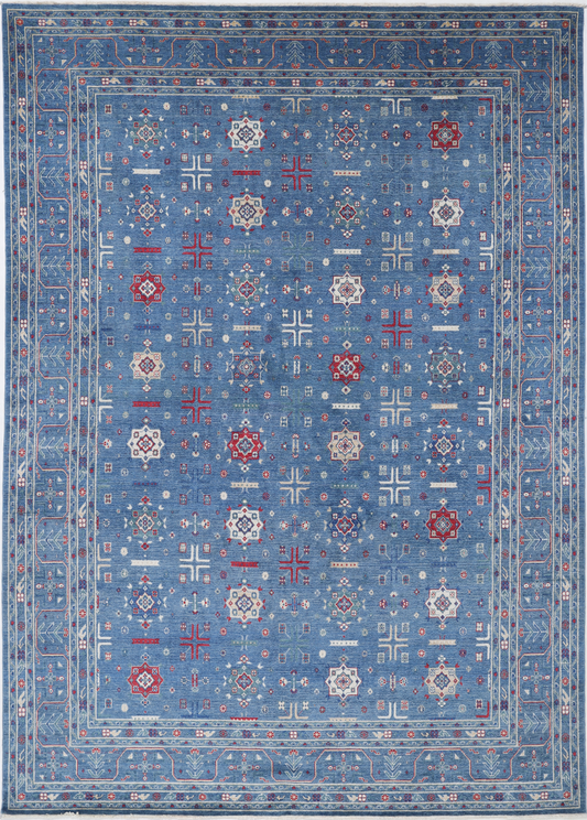 Pasha Hand Crafted Woolen Rug 8'1" X 11'7"