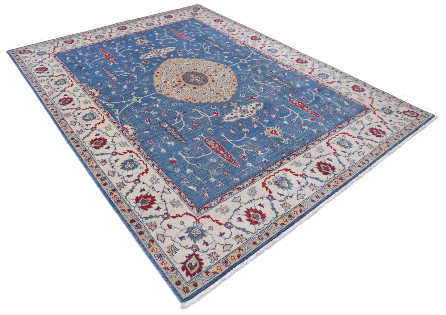 Pasha Hand Crafted Woolen Rug 7'1" X 9'5"