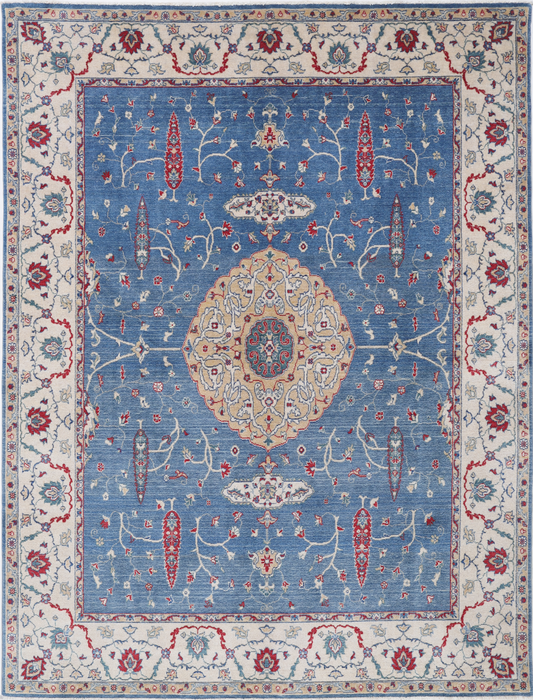 Pasha Hand Crafted Woolen Rug 7'1" X 9'5"