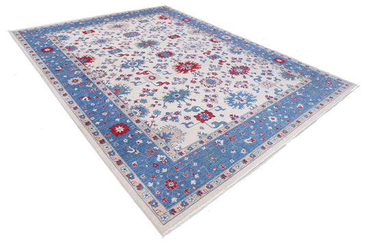 Pasha Hand Crafted Woolen Rug 9'1" X 12'0"