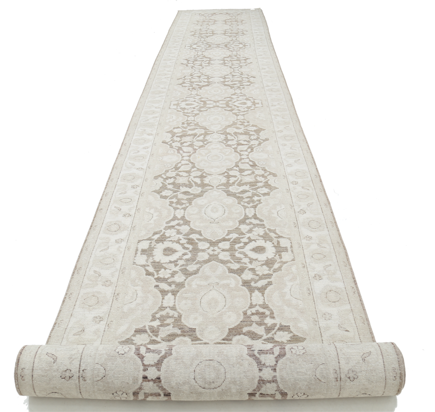 Serenity Hand Knotted Woolen Rug 4'0" X 29'9"