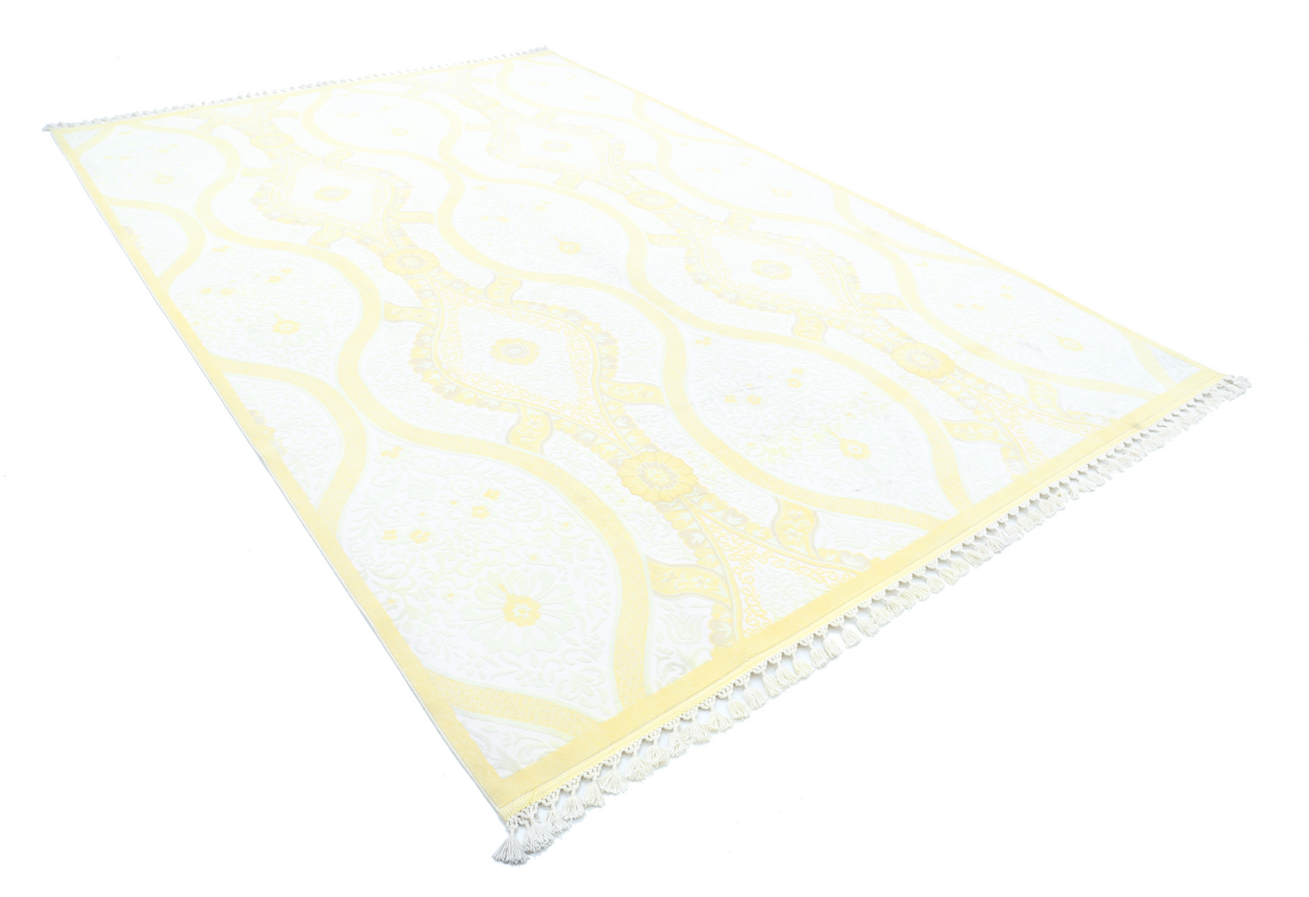 Vista Hand Crafted Woolen & Bamboo Silk Rug 7'10" X 11'7"