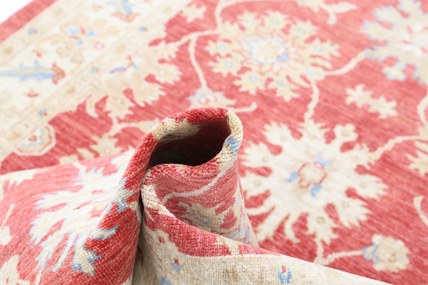 Ziegler Hand Knotted Woolen Rug 4'1" X 6'4"