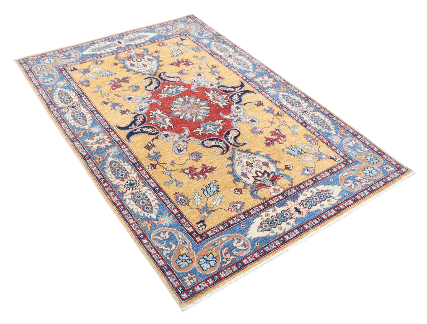 Ziegler Hand Knotted Woolen Rug 4'0" X 5'10"