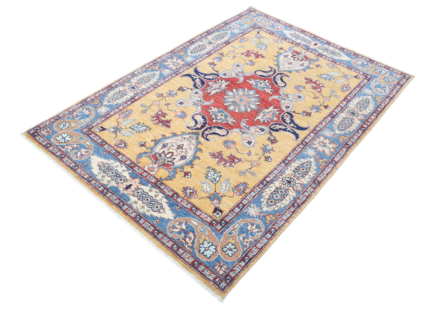 Ziegler Hand Knotted Woolen Rug 4'0" X 5'10"