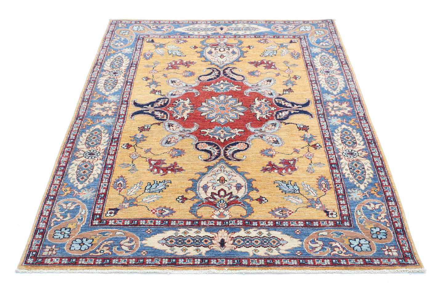 Ziegler Hand Knotted Woolen Rug 4'0" X 5'10"