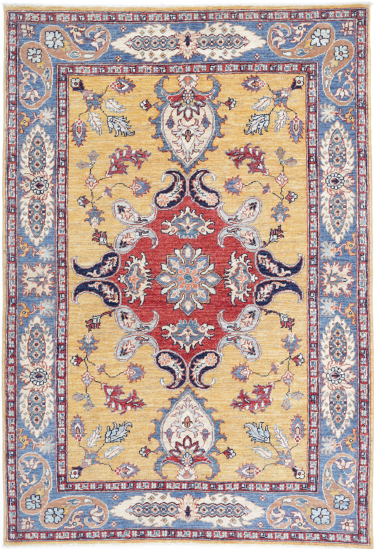Ziegler Hand Knotted Woolen Rug 4'0" X 5'10"