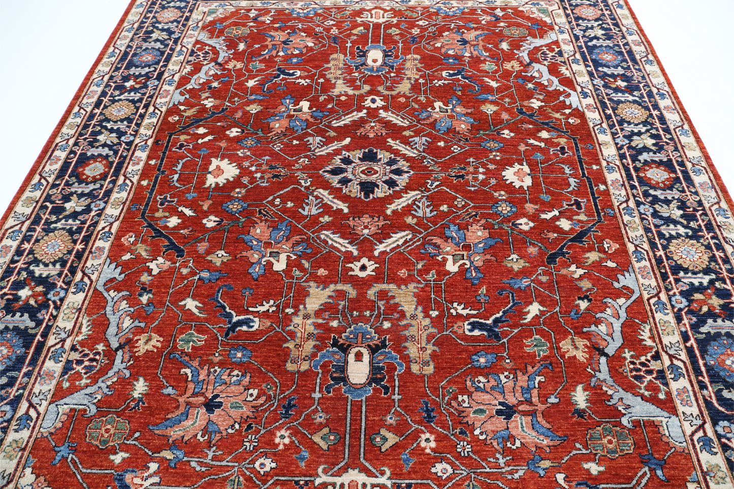 Ziegler Hand Knotted Woolen Rug 8'0" X 9'7"