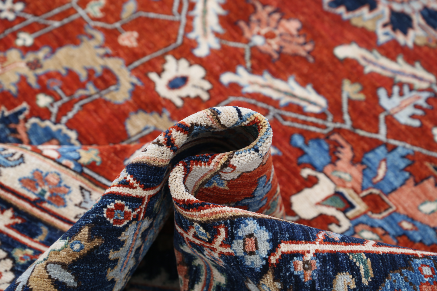 Ziegler Hand Knotted Woolen Rug 8'0" X 9'7"