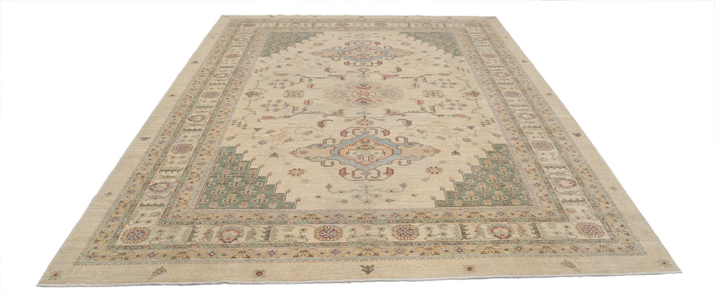 Ziegler Hand Knotted Woolen Rug 8'1" X 9'9"