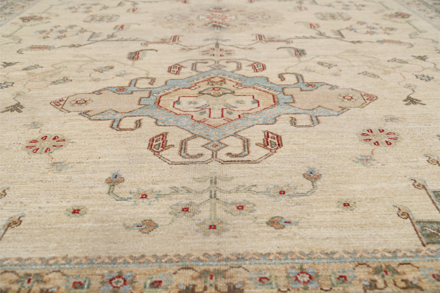 Ziegler Hand Knotted Woolen Rug 8'1" X 9'9"