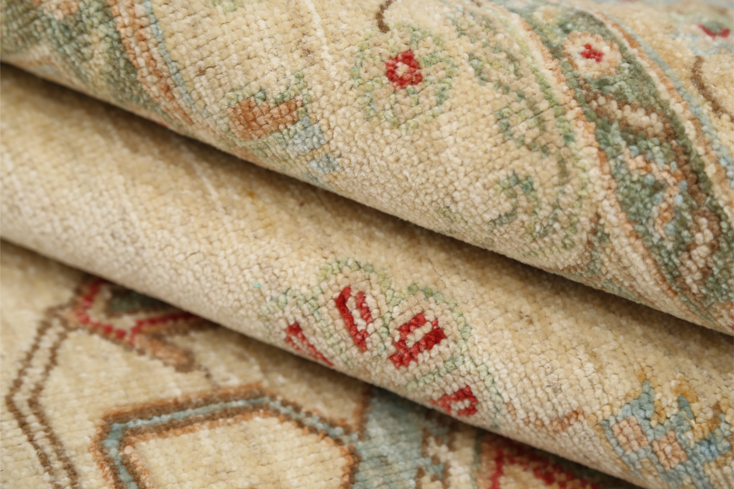 Ziegler Hand Knotted Woolen Rug 8'1" X 9'9"