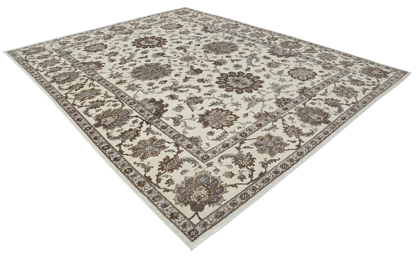 Ziegler Hand Knotted Woolen Rug 9'0" X 11'1"