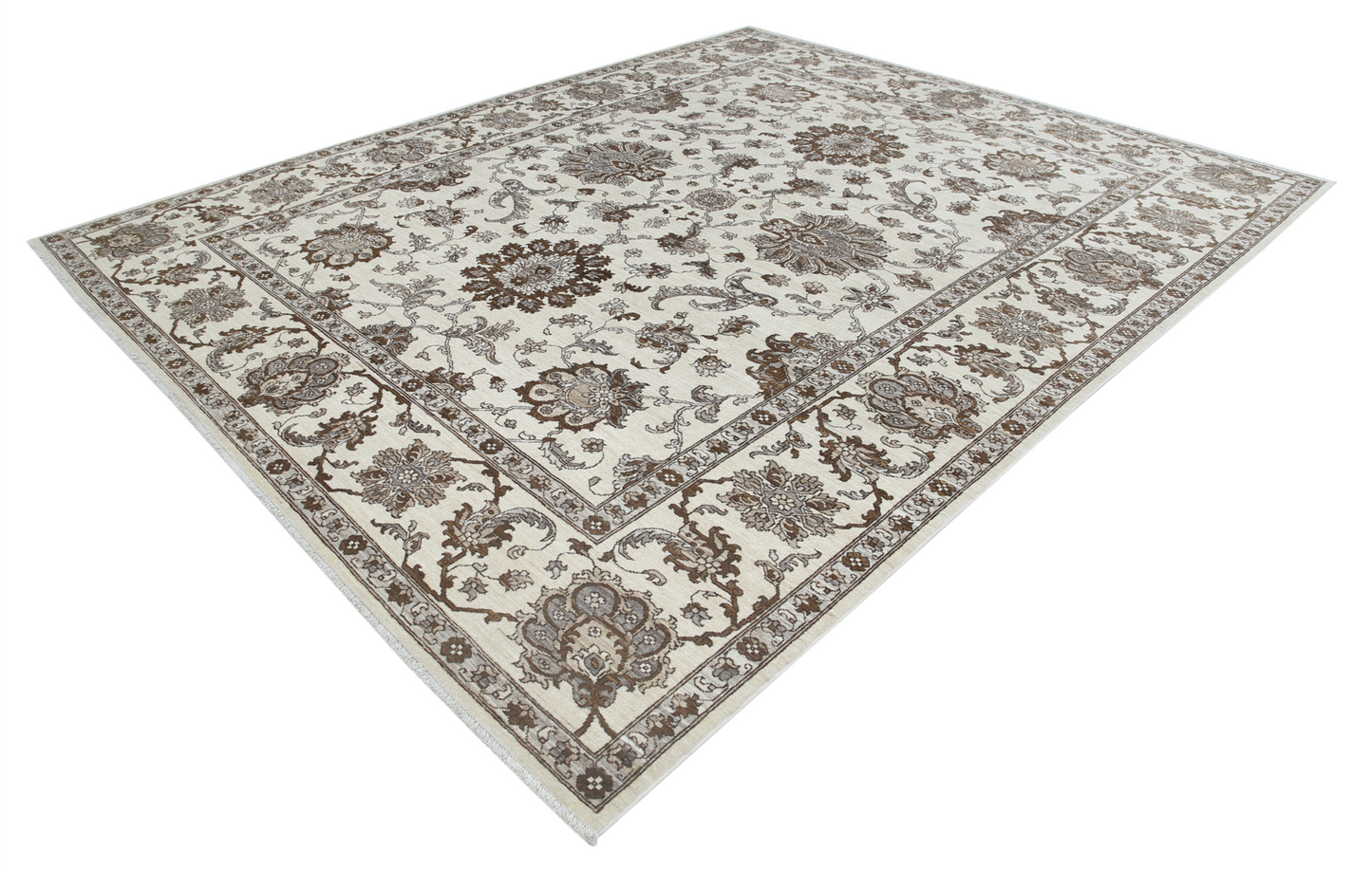 Ziegler Hand Knotted Woolen Rug 9'0" X 11'1"