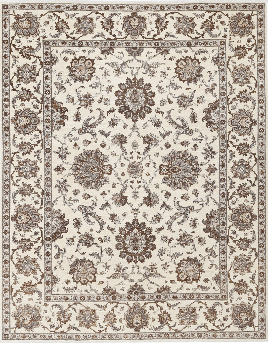 Ziegler Hand Knotted Woolen Rug 9'0" X 11'1"