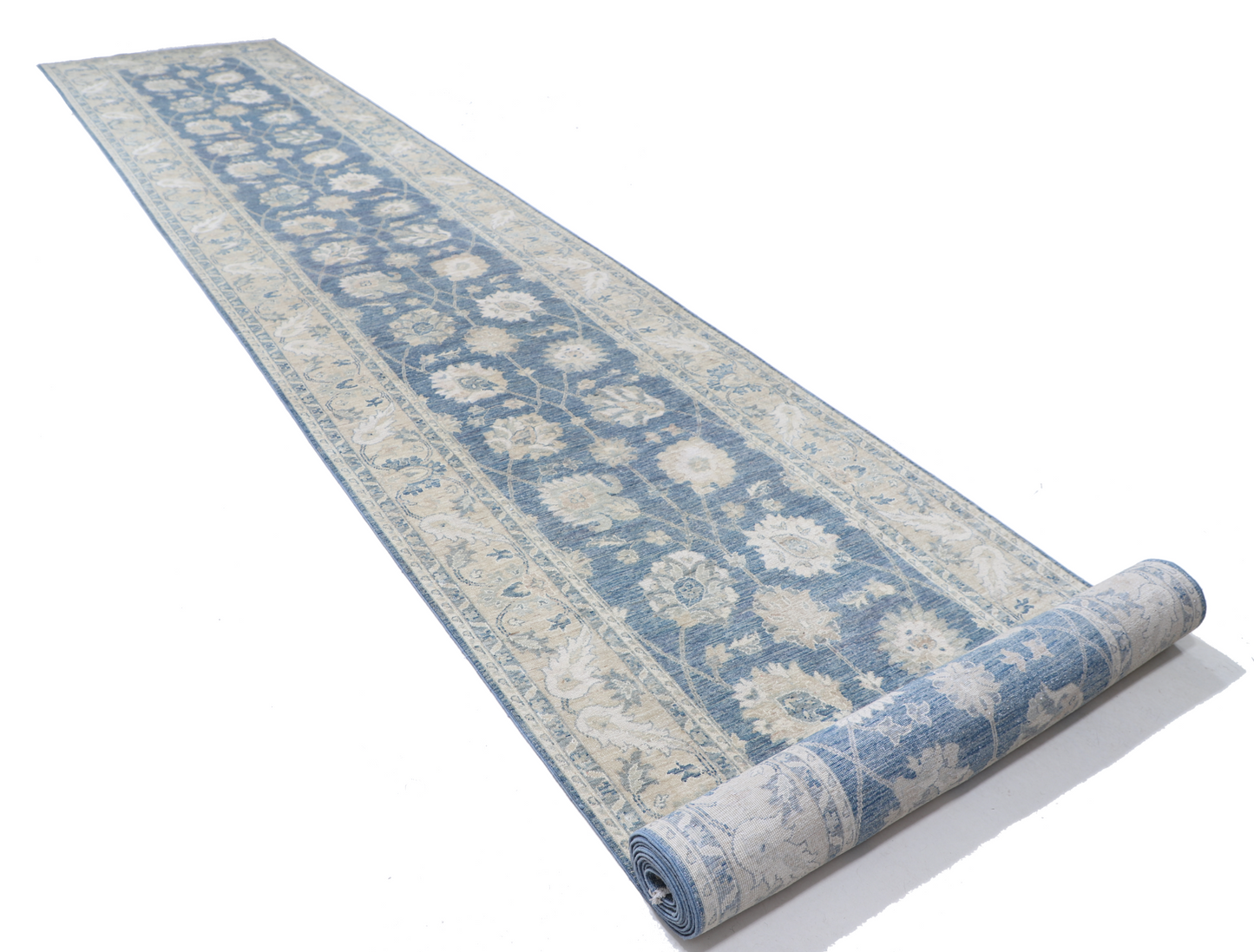Ziegler Hand Knotted Woolen Rug 4'0" X 27'4"