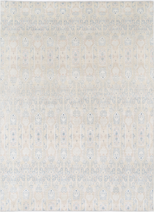 Ariana Hand Knotted Wool Rug 8' 8" X 12' 2" 8' 8" X 12' 2" (264 X 371) / Brown / Wool