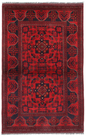 Afghan Hand Knotted Wool Rug 3' 3" x 5' 0" 3' 3" X 5' 0" (99 X 152) / Red / Wool