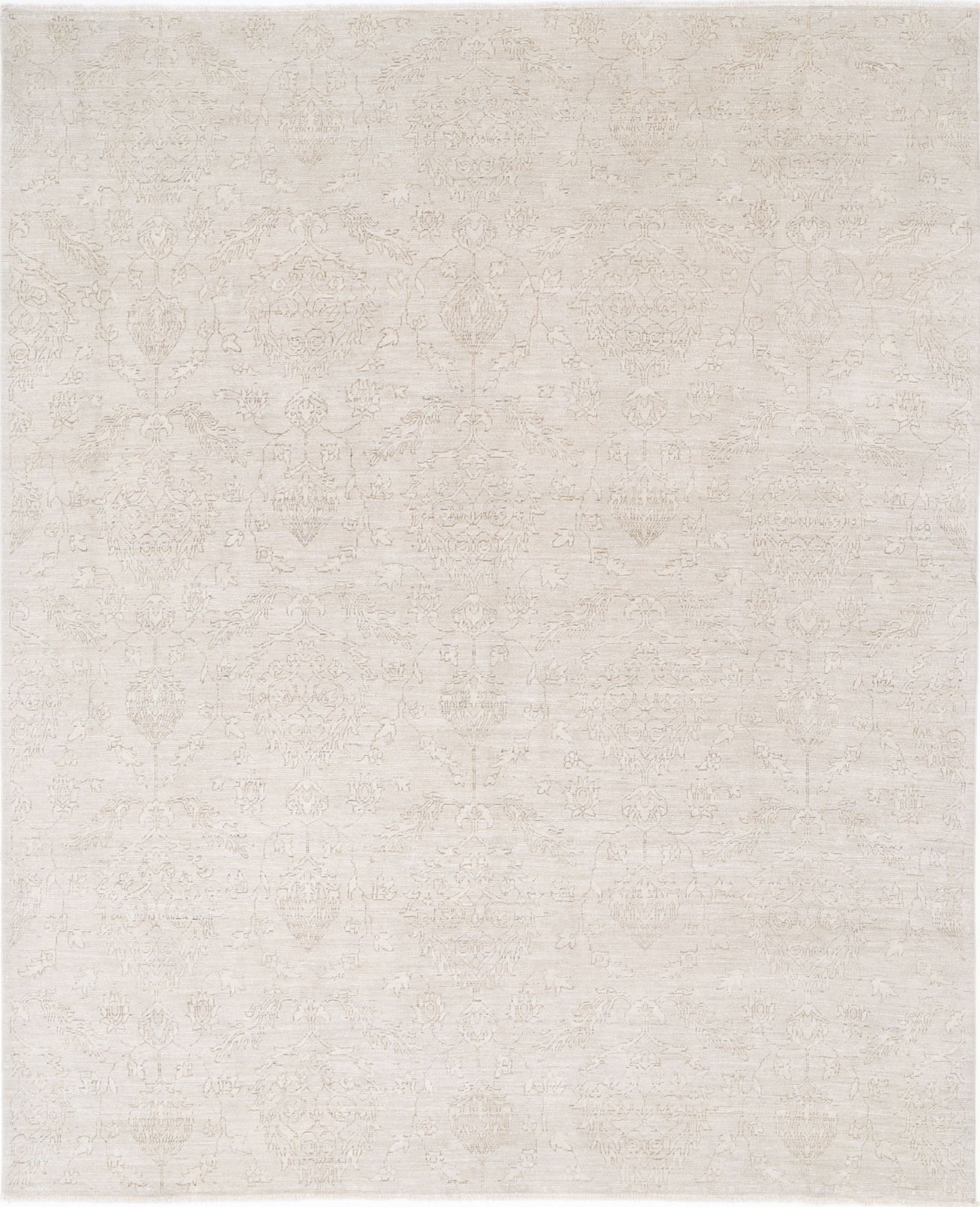 Artemix Hand Knotted Wool Rug 8' 0" X 9' 11" 8' 0" X 9' 11" (244 X 302) / Grey / Wool